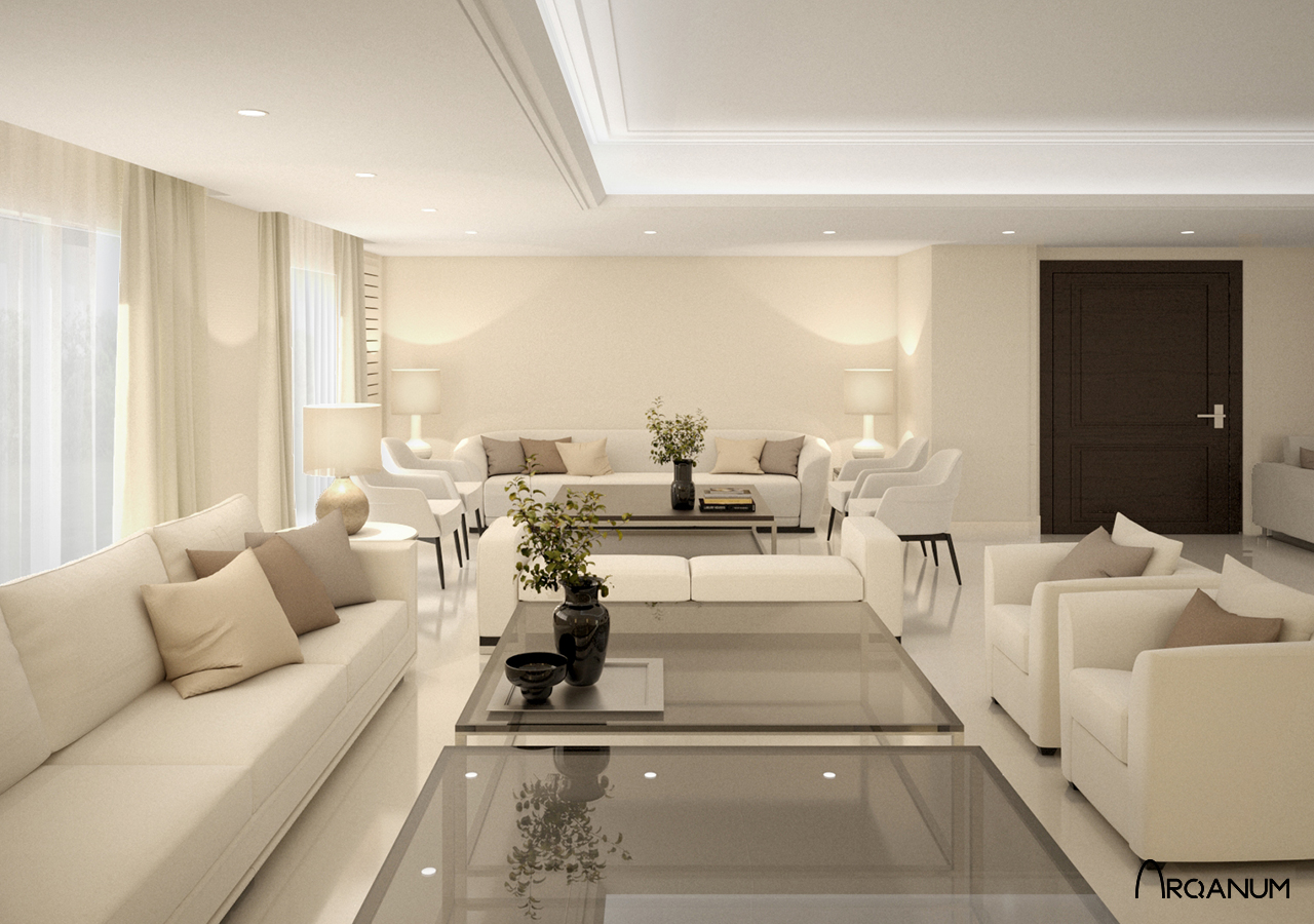 House in Madrid, living room
